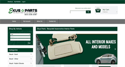 Desktop Screenshot of ekusparts.com